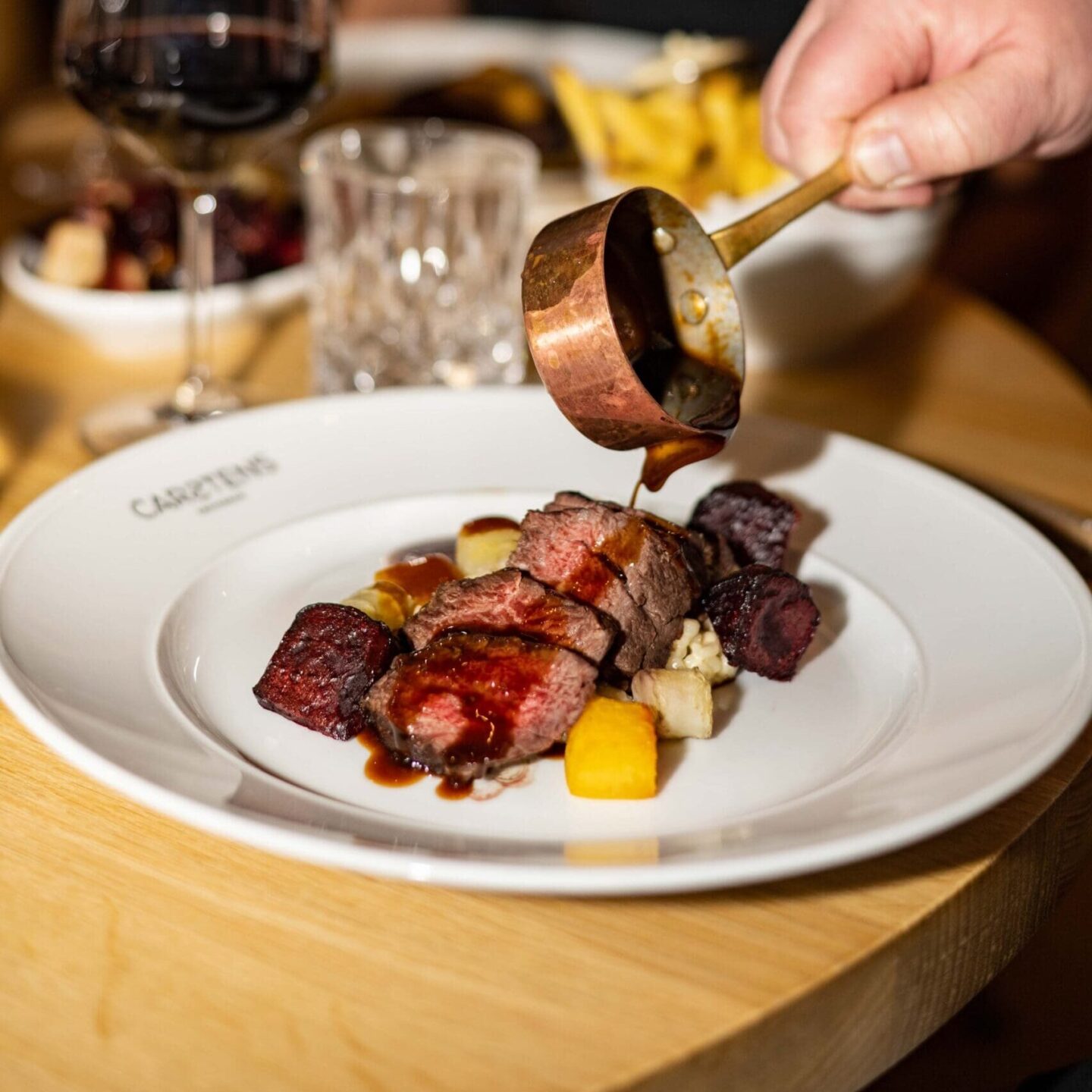 Dinner Carstens Park Plaza Victoria Amsterdam Wine Dutch Food