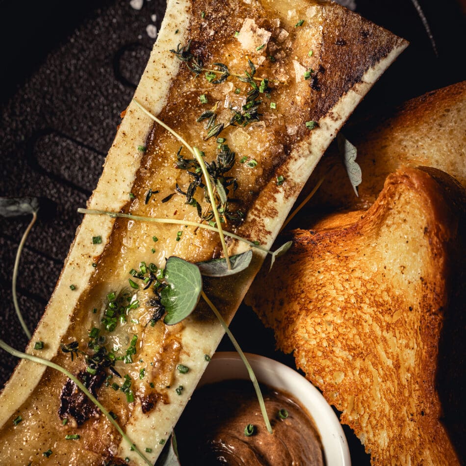 Roasted bone marrow